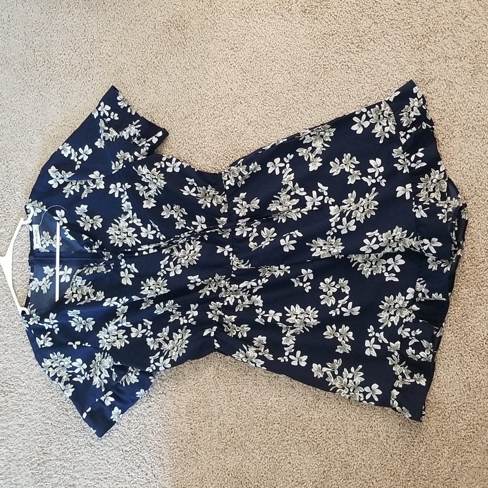 Love Sadie Ruffle Floral Lightweight Casual Romper